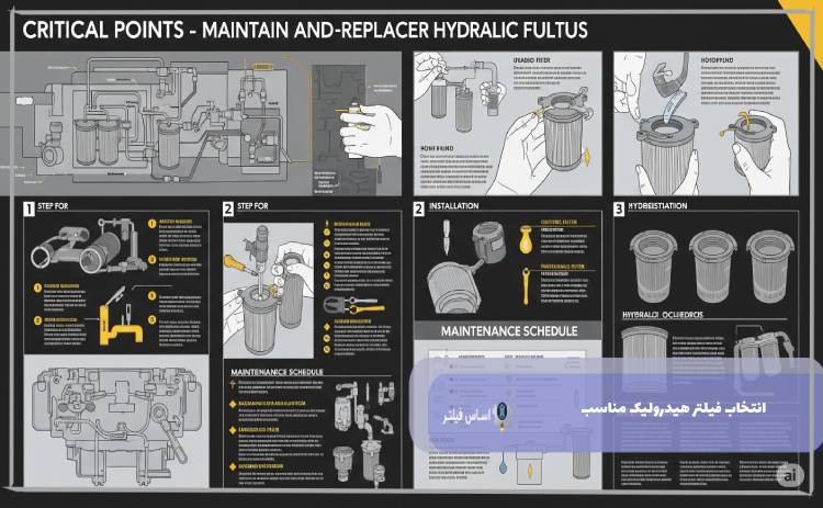 راهنمایی و معیارهای انتخاب فیلتر هیدرولیک مناسب برای سیستم‌های مختلف