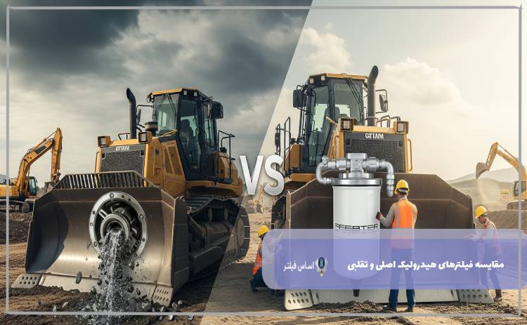 مقایسه فیلترهای هیدرولیک اصلی و تقلبی