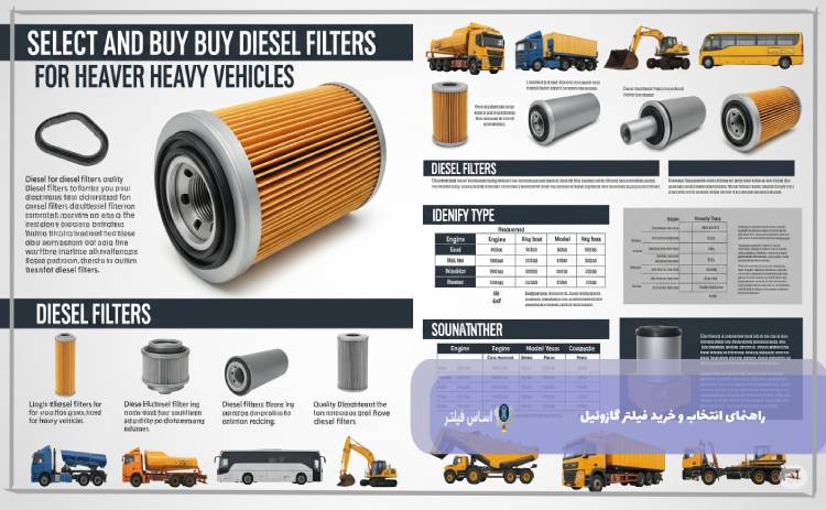 راهنمای انتخاب و خرید فیلتر گازوئیل مناسب خودروهای سنگین