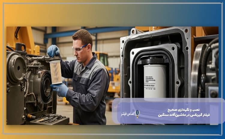 نحوه نصب و نگهداری صحیح فیلتر گیربکس در ماشین‌آلات سنگین