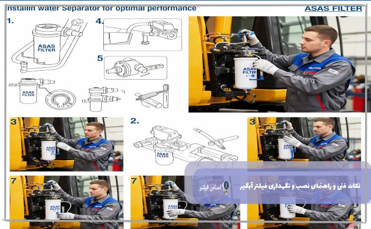 نکات فنی و راهنمای نصب و نگهداری فیلتر آبگیر